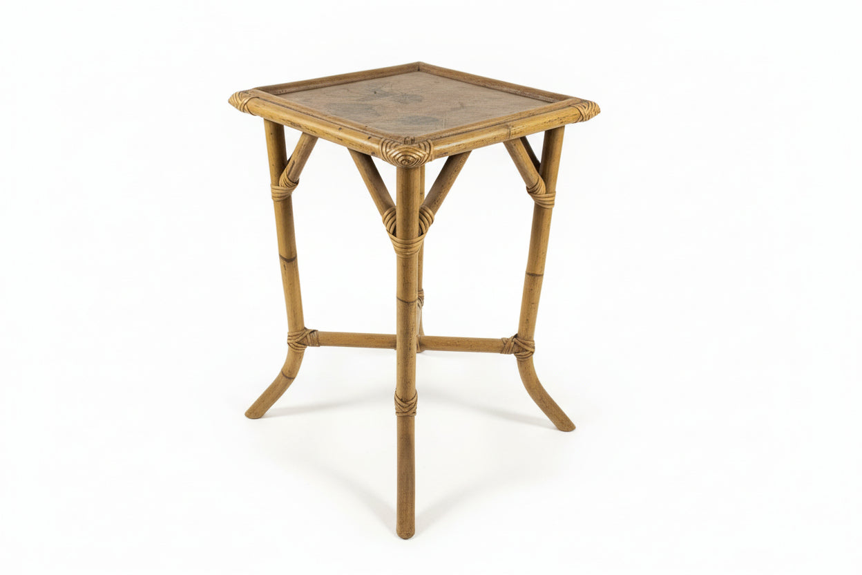 Faux Bamboo Occasional Table