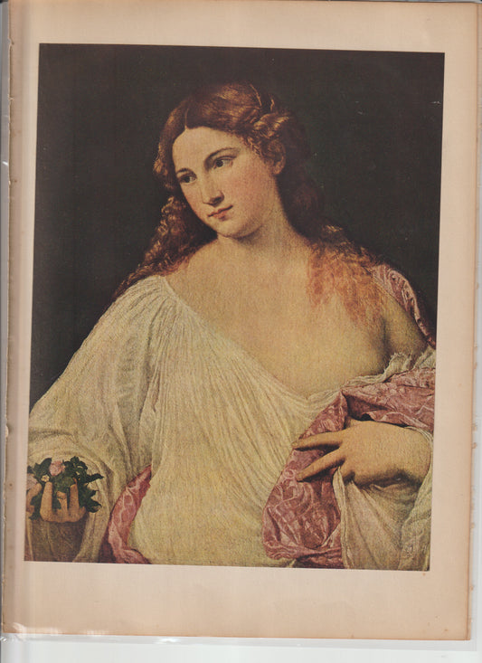 World Famous Painting Titian Plate 8
