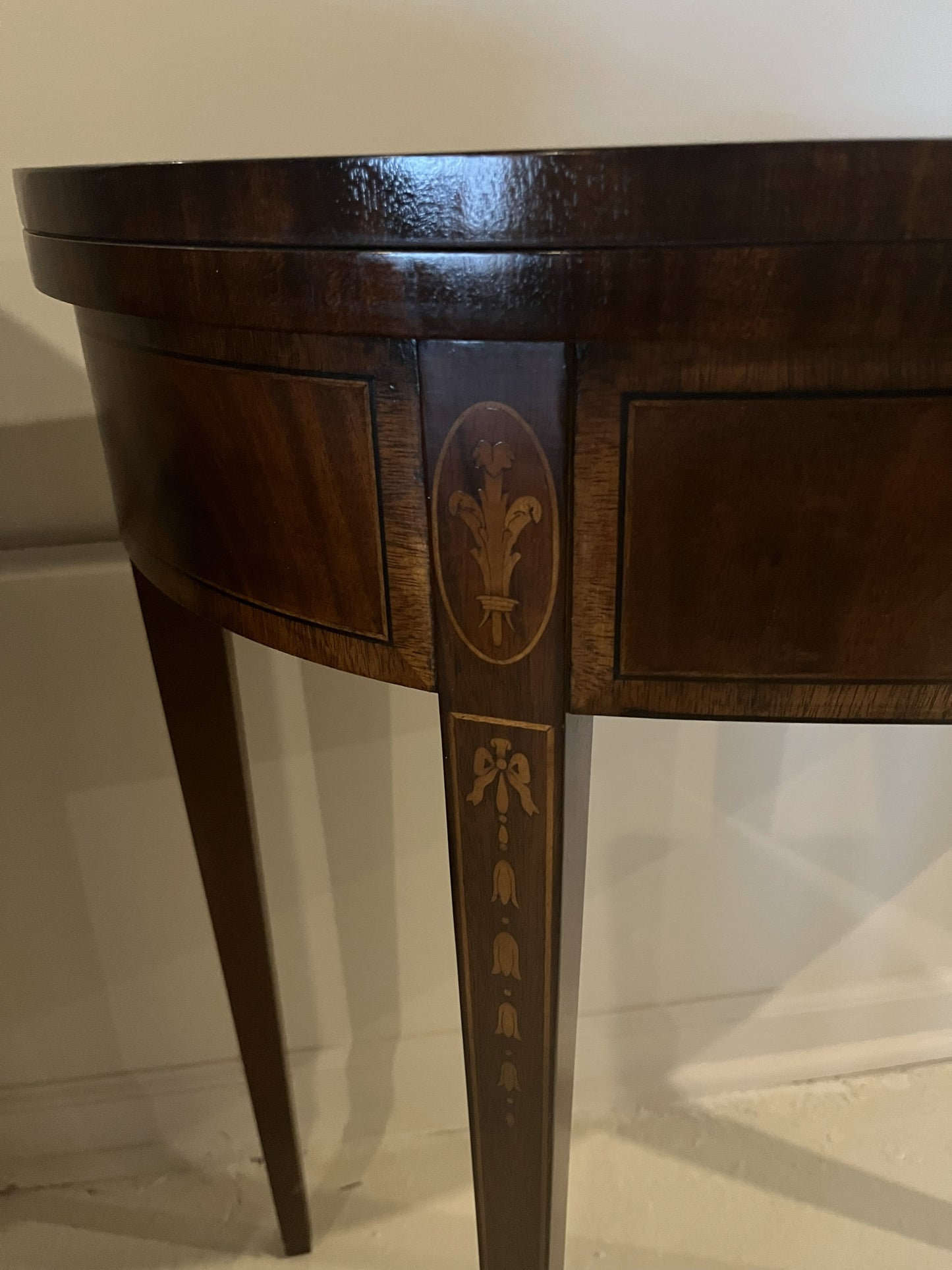 Wellington Hall Demilune Flip Top Table