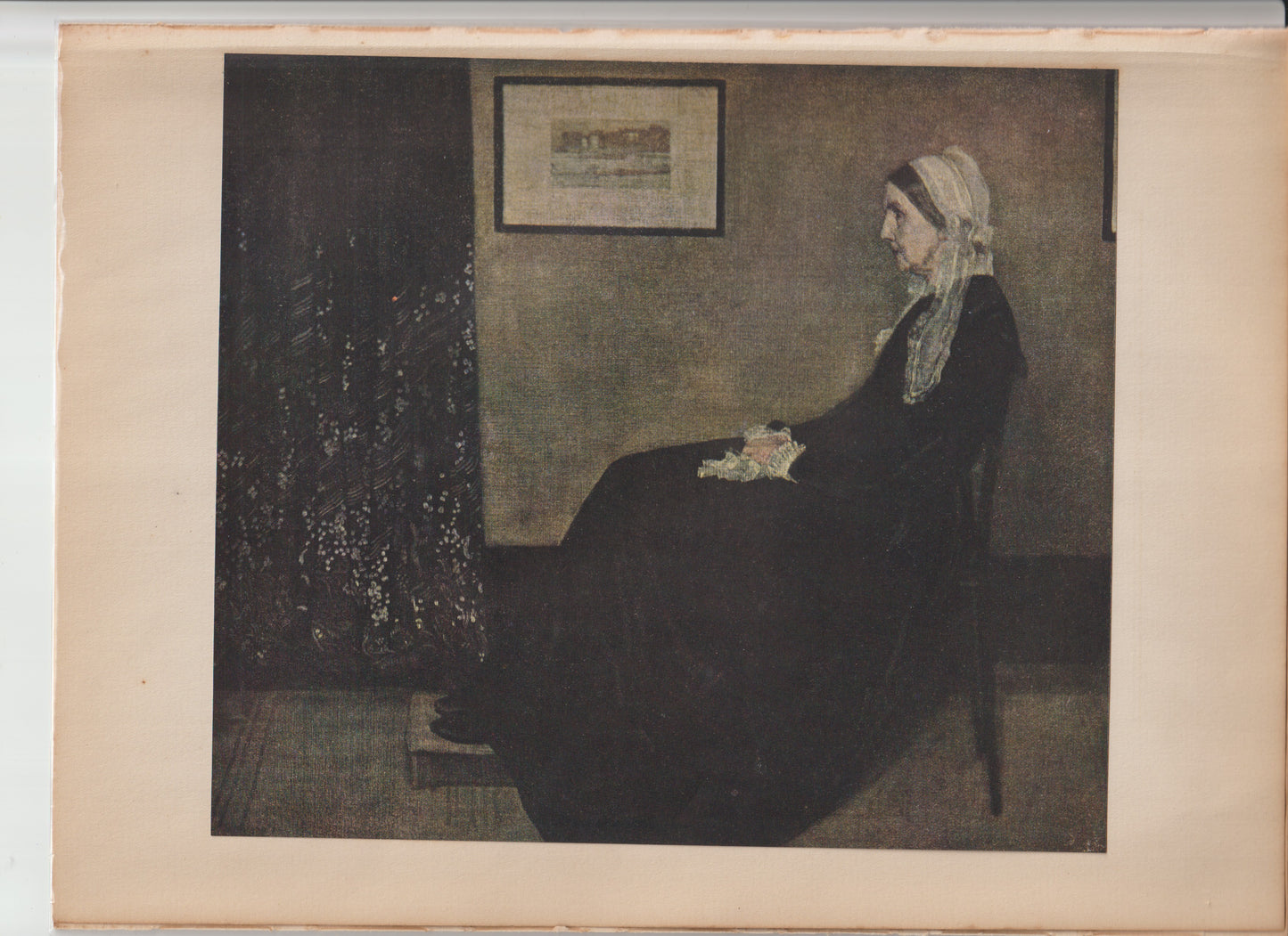 World Famous Painting Whistler Plate 91