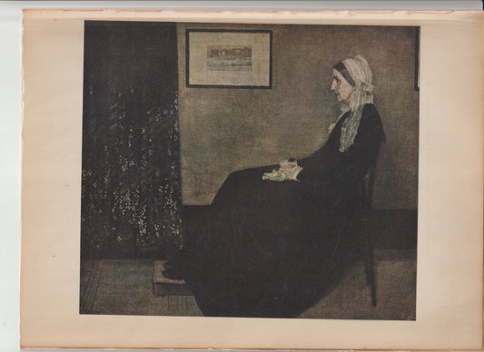 World Famous Painting Whistler Plate 91
