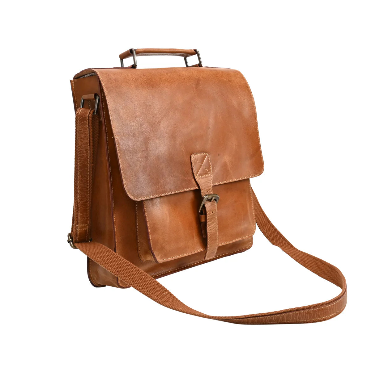 Monte Messenger Bag Tan Brown