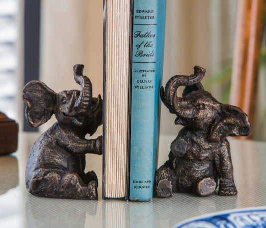 Roll Tide Elephant Bookends