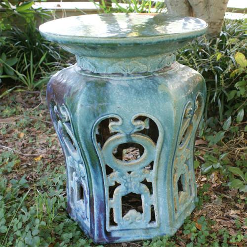 Turquoise Garden Tea Table