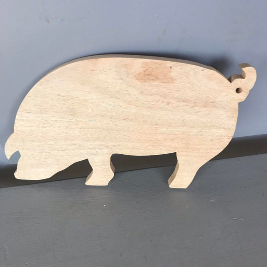 wooden pig